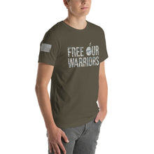 Load image into Gallery viewer, Army Green Text T-Shirt